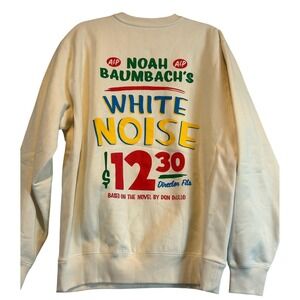 White Noise Promo Sweatshirt Size Large A & P Baumbach Adam Driver Noah Netflix